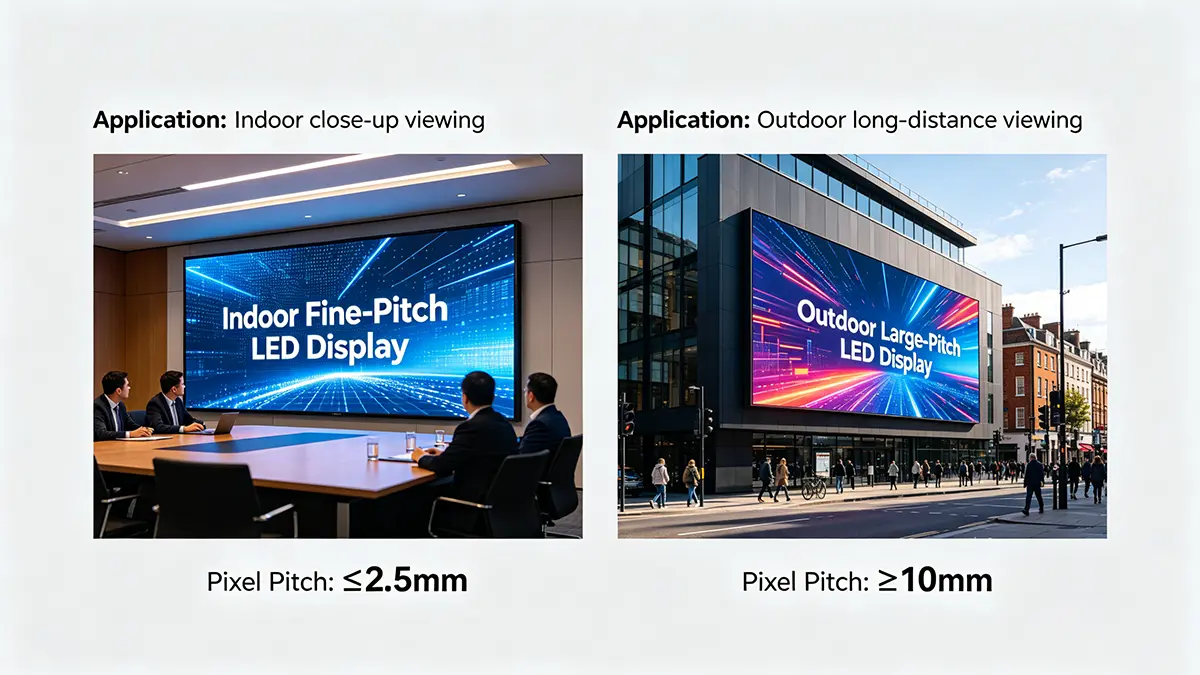 High brightness LED display